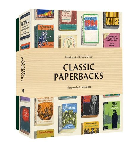 Classic Paperbacks Notecards And Envelopes