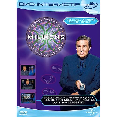 Qui Veut Gagner Des Millions ? - Le Dvd - 3ème Édition (Edition Familiale Illustrée) - Dvd Interactif