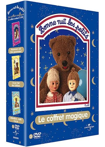 Bonne Nuit Les Petits - Le Coffret Magique - Nounours Est Très Gourmand + Oscar Fait Des Bêtises + Attention, Voilà Oscar !