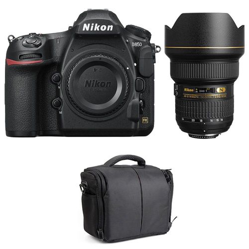 Nikon D850 + 14-24mm f/2.8G ED + Sac | Garantie 2 ans