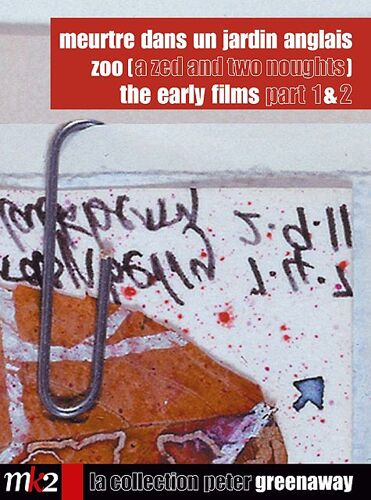 Peter Greenaway - Meurtre Dans Un Jardin Anglais, Z.O.O., The Early Films Part 1 & 2