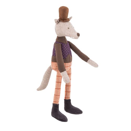 Doudou Peluche Loup Le Gentleman Il Etait Un Fois Moulin Roty