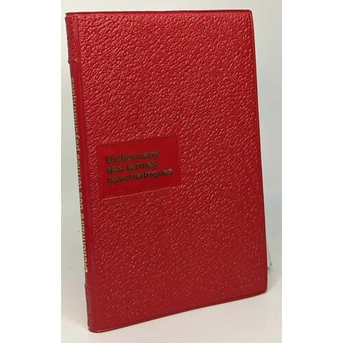 Dictionnaire Des Termes Psychiatriques