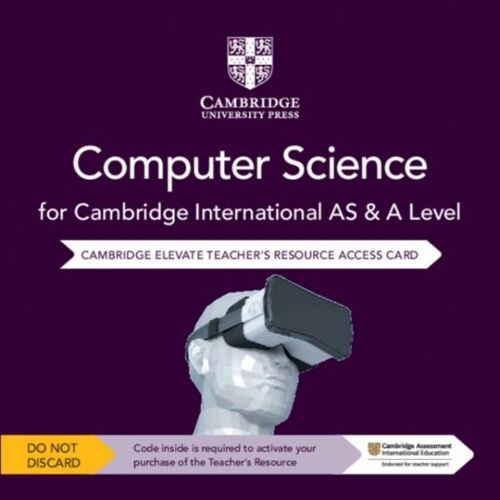 Cambridge International As &amp; A Level Computer Science Elevate Teacher's Resource Access Card