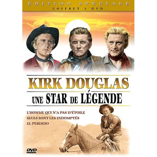 Western Légendaire - Coffret Kirk Douglas : L'homme Qui N'a Pas D'étoile + Seuls Sont Les Indomptés + El Perdido - Pack