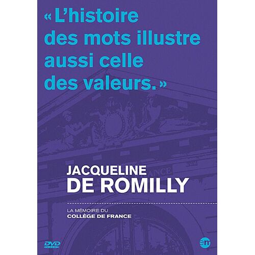 La Mémoire Du Collège De France : Jacqueline De Romilly