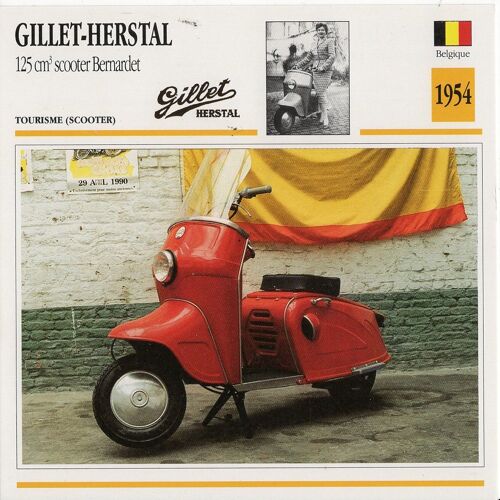 Fiche Moto Passion Gillet-Herstal 125 Cm3 Scotter Bernardet