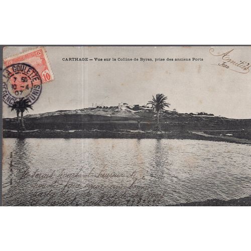 Carte Postale De Carthage (Tunisie) Vue Sur La Colline De Byrsa, Prise Des Anciens Ports