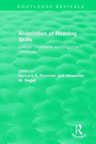 Acquisition Of Reading Skills (1986)