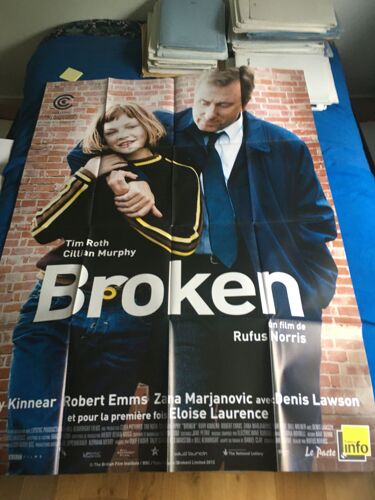 Affiche Originale De Cinema Broken Rufus Norris 2012 Format 120 X 160