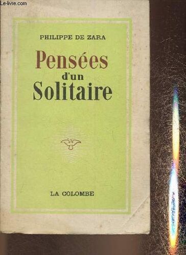 Pensées D Un Solitaire