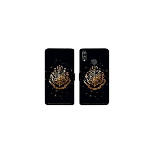 Housse Cuir Portefeuille Pour Samsung Galaxy A20e Wb License Harry Potter Pattern Poudlard