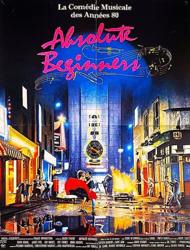 Absolute Beginners - Affiche De Cinéma Pliée - Format 60 X 80 Cm - De Julian Temple - Patsy Kensit, Eddie O'connell, David Bowie, James Fox - 1986