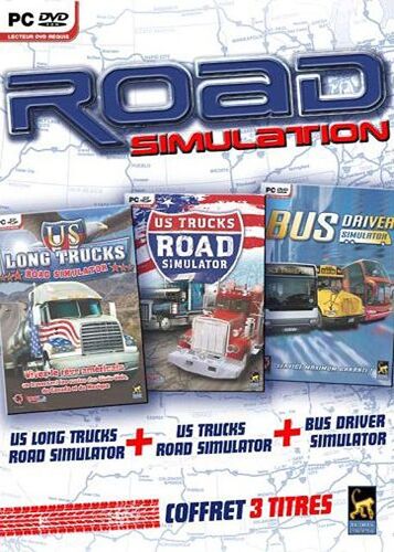Coffret Road Simulation - Long Trucks - Us Trucks Road Simulator - Bus Driver Simulator Pc
