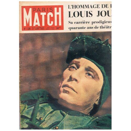 L'hommage De Paris A Louis Jouvet N°128 Septembre 1951