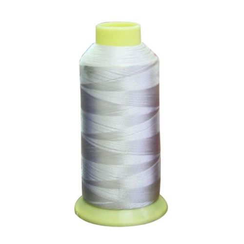 Fil de bobine Polyester pour Machine à broder Cônes durables plus forts de 5000m (blanc)