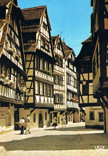Carte Postale, France, Bas Rhin ( 67 ), Strasbourg, La Rue Du Bain Aux Plantes