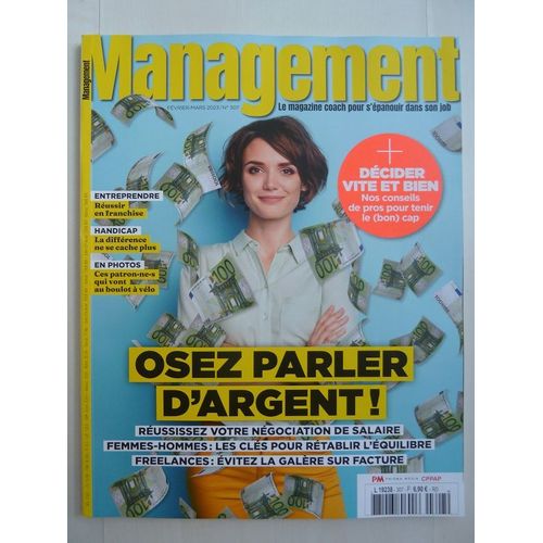 Magazine Management N°307 2023 : Osez Parler D'Argent !