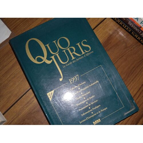 Quo Juris Le Guide Des Juristes D'affaires
