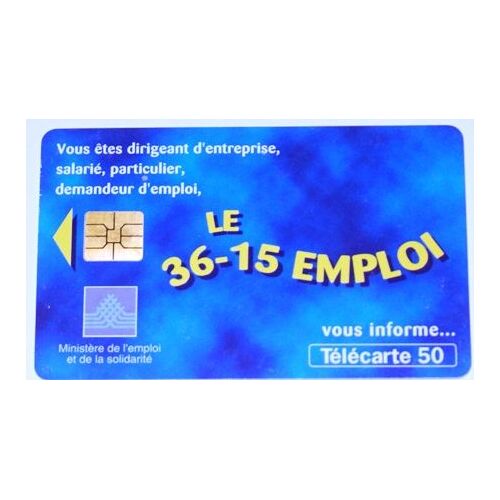 Telecarte 50u 36 15 Emploi