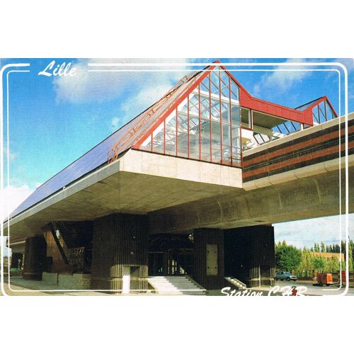 Carte Postale, France, Nord ( 59 ), Lille, Sation Chr Du Métro
