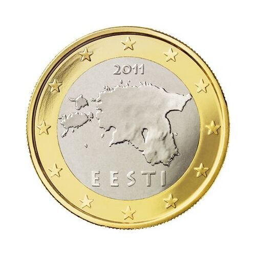 Estonie 1 Euro 2011 Neuve+++ Unc+++ Issue De Rouleau+++