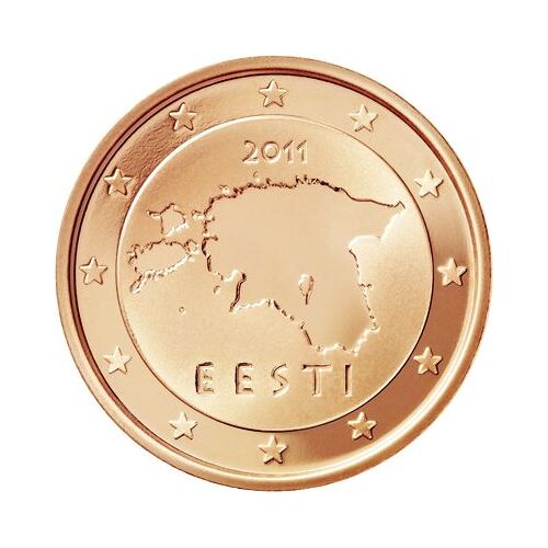 Estonie 2 Centimes 2011 Neuve+++ Unc +++ Issue De Rouleau+++