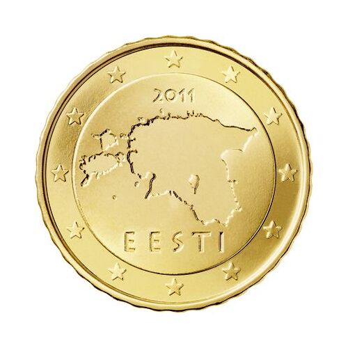 Estonie 10 Centimes 2011 Neuve+++ Unc +++ Issue De Rouleau+++