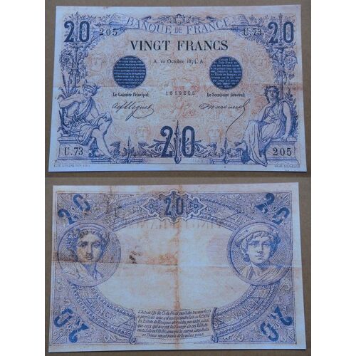 20 Francs (Bleu) France - Reproduction
