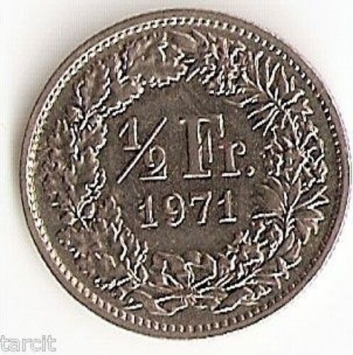 1/2 Franc Suisse, 1971