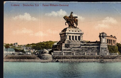 Carte Postale De Coblenz / Coblence (Allemagne) Monument De L' Empereur Guillaume