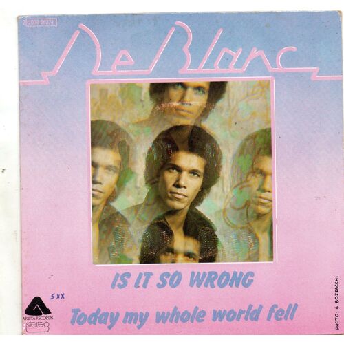 Is It So Wrong  /  Today My Whole World Fell