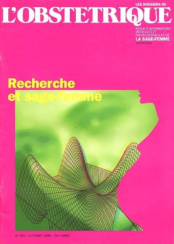 Les Dossiers De L'obstétrique  N° 265 : Recherche Et Sage-Femme