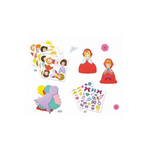 Creer Avec Des Gommettes J Aime Les Princesses