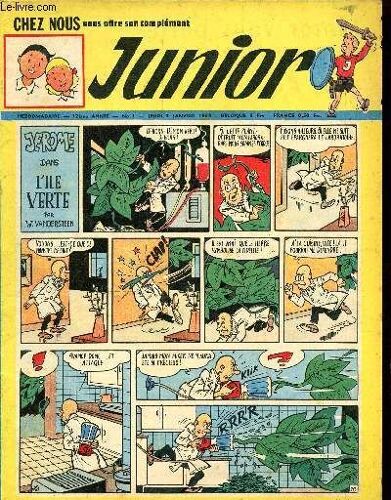 Junior (Complément Chez Nous) - Année 1964 - N°1 + 3 + 36 - Du 2 Janvier Au 3 Septembre 1964 -
