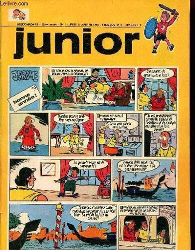 Junior (Complément Chez Nous) - Année 1974 - N°1 À 52 - Du 3 Janvier Au 26 Décembre 1974