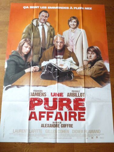 Une Pure Affaire De Alexandre Coffre / François Damiens  - Affiche De Cinéma 120 X 160 Cm