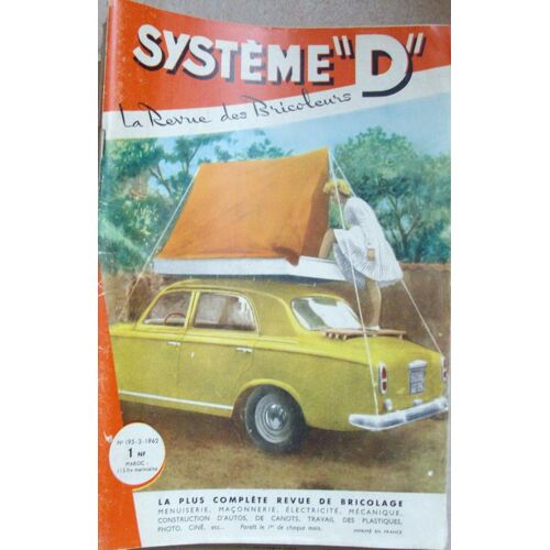 Systeme D N° 195 Du 01/03/1962