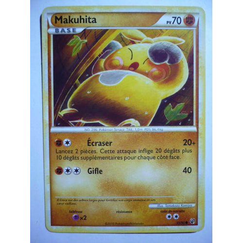 Makuhita - Pokemon Hs Indomptable 55/90