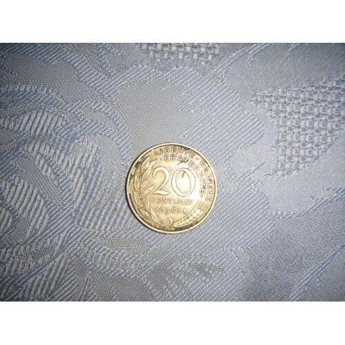 20 Centimes Franc 1963