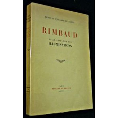 Rimbaud Et Le Problème Des Illuminations