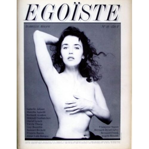 Egoiste. N_ 11 - Isabelle Adjani Par Richard Avedon.