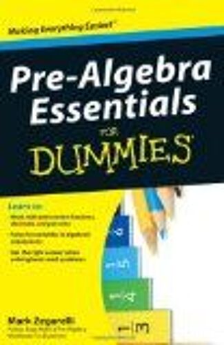 Zegarelli, M: Pre-Algebra Essentials For Dummies
