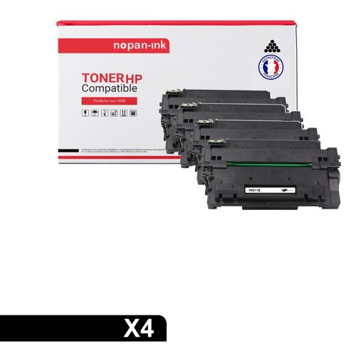 4 Toner pour P Q6511X Black 12000 Pages avec P LaserJet 2400 P LaserJet 2410 P LaserJet 2420 P LaserJet 2420d P LaserJet 2420dn P LaserJet 2420n P LaserJet 2430dtn P LaserJet 2430n P LaserJet 2430tn