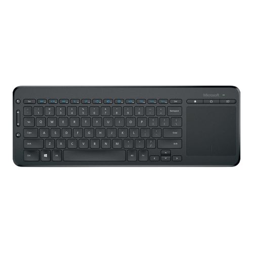 Microsoft Médias tout-en-un - Clavier - sans fil - 2.4 GHz - Français