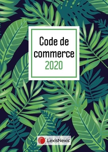 Code De Commerce - Jaquette Tropical - Edition 2020