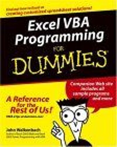 Excel Vba Programming For Dummies