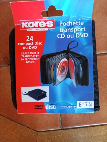 Pochette Transport 24 Cd Ou Dvd Kores