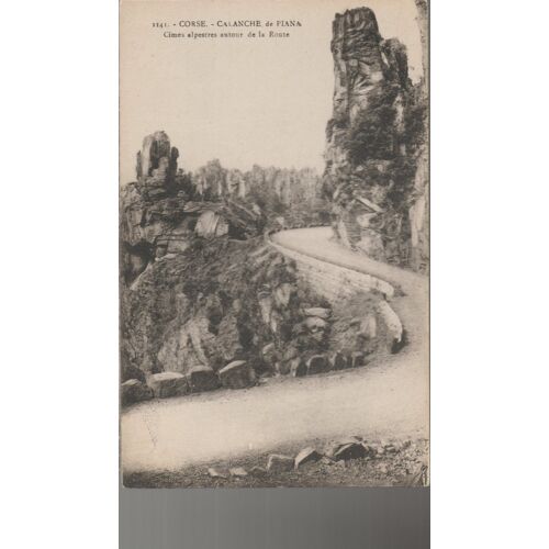 Carte Postale - Corse - Piana - Les Calanches Cimes Alpestres