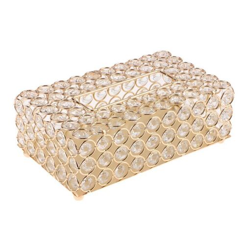 Cristal Mouchoir Support De La Boîte Cristal Carré Serviette Distributeur Chambre Bureau Hôtel Café Café Maison Bar
